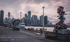 Đầu Cột Đèn Chiếu Sáng Công Viên Kiểu Dáng Hiện Đại ZAT-1054 60-90W, H3-6m ZALAA  Hướng Smart City