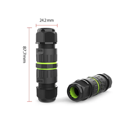 Đầu Nối Điện Cút Điện 2 Đầu E-Weichat M20-3P Chia 2 3 4 PIN Chống nước, Ngoài trời IP68 - Linh kiện đèn led Zalaa