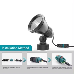 Đầu Nối Điện Cút Điện 2 Đầu E-Weichat M20-3P Chia 2 3 4 PIN Chống nước, Ngoài trời IP68 - Linh kiện đèn led Zalaa