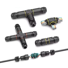 Đầu Nối Điện Cút Điện 2 Đầu E-Weichat M20-3P Chia 2 3 4 PIN Chống nước, Ngoài trời IP68 - Linh kiện đèn led Zalaa