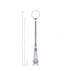 Đế Cột DC07 Banian - Chân Đế Cột Đèn Thép Gang Bền Bỉ Chịu Lực Cao