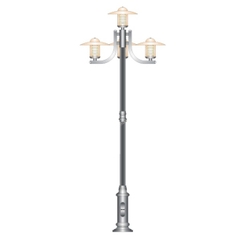 Đế Cột Nouvo - Chân Đế Cột Đèn Nhôm Gang Thép Bền Bỉ Chịu Lực Cao