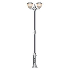 Đế Cột Nouvo - Chân Đế Cột Đèn Nhôm Gang Thép Bền Bỉ Chịu Lực Cao