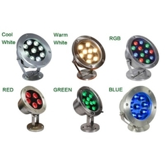 Đèn LED Âm Nước cho Dự án/Công trình từ 1w đến 36W loại Đế Ngồi / Bánh Xe, đổi màu Rgb, đơn sắc
