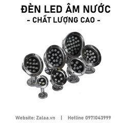 Đèn LED Âm Nước cho Dự án/Công trình từ 1w đến 36W loại Đế Ngồi / Bánh Xe, đổi màu Rgb, đơn sắc