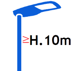 Đèn Đường LED Cho Cột Điện Cao Áp từ 10m, 11m, 12m trở lên