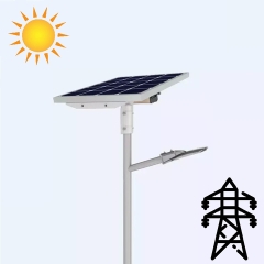 Đèn LED Năng Lượng Mặt Trời kết hợp Điện Lưới AC220V cấp cho Dự Án Chiếu Sáng