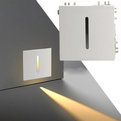 Đèn LED Âm Cầu Thang Hình Vuông H86x86mm 3W 3000K / 4000K / 6000K ZALAA