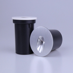 Đèn LED Âm Cầu Thang Mặt Nhôm Tròn - Dẫn Đường Đi Nội Thất