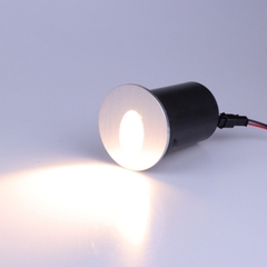 Đèn LED Âm Cầu Thang Mặt Nhôm Tròn - Dẫn Đường Đi Nội Thất