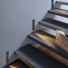 Đèn LED Âm Cầu Thang 3W Kiểu Vuông Giọt Nước - Dẫn Đường Đi Nội Thất