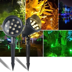 Đèn LED Cắm Cỏ Rọi Cây, Chiếu sáng bãi cỏ, Soi tường trang trí sân vườn ngoài trời