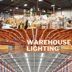 Đèn LED Highbay Nhà Xưởng Thắp Sáng Kho Hàng Cao Dưới 4m