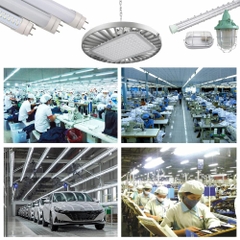Đèn LED Nhà Xưởng Hoạt Động 3 Ca 24h/7 - Siêu bền, Siêu tiết kiệm điện