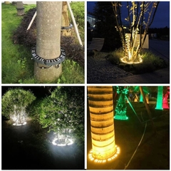 Đèn LED Ôm Gốc Cây, Ôm Cột, Vòng Tròn trang trí và chiếu sáng cảnh quan sân vườn ngoài trời