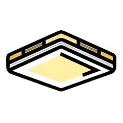 Đèn LED Ốp Trần Nổi Tròn/Vuông Chiếu sáng Văn Phòng / Showroom Nội Thất