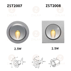 Đèn LED Soi Bước Chân Dẫn Đường, Âm Tường chiếu sáng bậc thang, bước chân, kẻ vạch