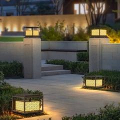 Đèn LED Trụ Cổng trang trí đầu cổng trụ cột hàng rào ngoại thất sân vườn công viên