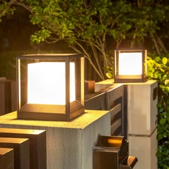 Đèn LED Trụ Cổng trang trí đầu cổng trụ cột hàng rào ngoại thất sân vườn công viên