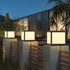 Đèn LED Trụ Cổng trang trí đầu cổng trụ cột hàng rào ngoại thất sân vườn công viên