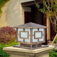 Đèn Đầu Trụ Cột Tường Rào Sân Vườn Công Viên Ngoài Trời - Gate Pillar Lights