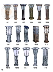 Trụ Đèn Sân Vườn Solar cao từ 30cm đến 1m2 trang trí cảnh quan ngoài trời