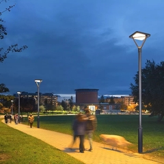 Đèn Cảnh Quan Sân Vườn Năng Lượng Mặt Trời ZG-GGD2403 20W  ZALAA Cho cột cao 3-5m