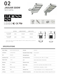 Đèn Chiếu Sáng Sân Thể Thao Thông Minh Jaguar ZSG-Jr 150W đến 1500W Zalaa/Soga Smart Lighting