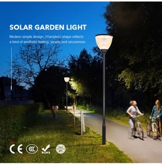 Đèn Đường Cảnh Quan Sân Vườn Công Viên Năng Lượng Mặt Trời ZG-GGD1105 28W ZALAA cho cột cao 3-5m