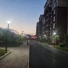 Đèn Đường Công Viên Năng Lượng Mặt Trời ZG-TYD1104 25W ZALAA cho cột cao 2-4m