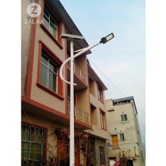 Cột Đèn Đường Cao Áp Năng Lượng Mặt Trời ZCD-CD01 Cần Đèn Đơn 1 tấm Pin Solar Panel