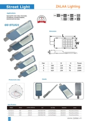 Đèn Đường Năng Lượng Mặt Trời 100W - Mã sản phẩm: ZPCS-100-CC ZALAA