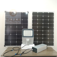 Bộ Đèn Đường Năng Lượng Mặt Trời 100W Mã Sản Phẩm ZSL-1302 Panel 160w Mono * 2pcs Battery 80AH 12.8V Bộ điều khiển Max100W