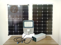 Bộ Đèn Đường Năng Lượng Mặt Trời 100W Mã Sản Phẩm ZSL-1302 Panel 160w Mono * 2pcs Battery 80AH 12.8V Bộ điều khiển Max100W