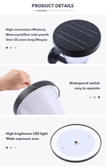 Đèn Gắn Cửa Cột Ngoài Trời Năng Lượng Mặt Trời ZG-BD2106-1 ZALAA Garden Lights