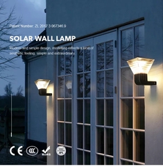 Đèn Tường Sân Vườn Năng Lượng Mặt Trời ZG-BD6001 ZALAA Garden Lights