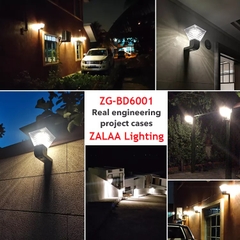 Đèn Tường Sân Vườn Năng Lượng Mặt Trời ZG-BD6001 ZALAA Garden Lights