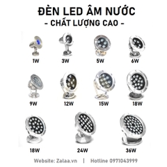 Đèn Led Âm Nước 36W Mã sản phẩm ZAN-36W