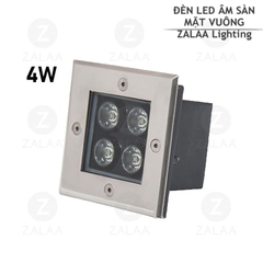 Đèn Led Âm Sàn (Lắp Dưới Mặt Đất) Kiểu Hình Vuông từ 3W đến 36W