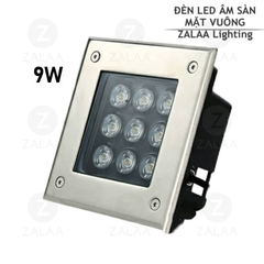 Đèn Led Âm Sàn (Lắp Dưới Mặt Đất) Kiểu Hình Vuông từ 3W đến 36W