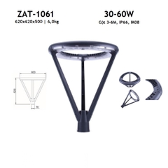 Đầu Cột Đèn Chiếu Sáng Công Viên, Khu Đô Thị Mới ZAT-1060 30-60W H3-6M ZALAA