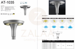 Đầu Cột Đèn Chiếu Sáng Công Viên, Khu Đô Thị Mới ZAT-1035 20-60W H3-6M ZALAA