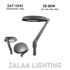 Đầu Cột Đèn Chiếu Sáng Công Viên, Khu Đô Thị Mới ZAT-1043 20-80W H3-6M ZALAA