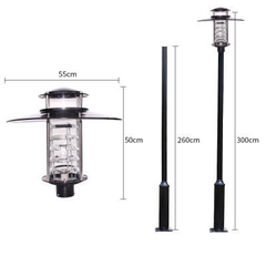 Cột Đèn Chiếu Sáng Công Viên, Khu Đô Thị Mới ZAT-1033 20-60W H3-6M ZALAA