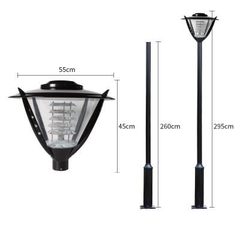 Cột Đèn Chiếu Sáng Công Viên, Khu Đô Thị Mới ZAT-1033 20-60W H3-6M ZALAA