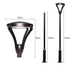 Cột Đèn Chiếu Sáng Công Viên, Khu Đô Thị Mới ZAT-1033 20-60W H3-6M ZALAA
