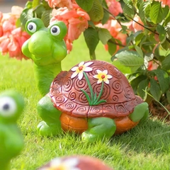 Đèn LED Fiberglass Sợi Thủy Tinh Nhựa tạo hình 3D Con Rùa Turtle phát sáng Zalaa dành cho Dự án Vườn Ánh Sáng