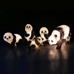 Đèn LED Fiberglass Sợi Thủy Tinh Nhựa họa tiết tạo hình 3D Thú Vật phát sáng Zalaa dành cho Dự án Vườn Ánh Sáng