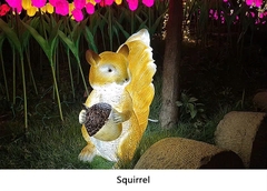 Đèn LED Fiberglass Sợi Thủy Tinh Nhựa tạo hình 3D Con Sóc Squirrel phát sáng Zalaa dành cho Dự án Vườn Ánh Sáng