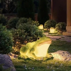Đèn LED Fiberglass Sợi Thủy Tinh Nhựa tạo hình 3D Con Ếch Frog phát sáng Zalaa dành cho Dự án Vườn Ánh Sáng